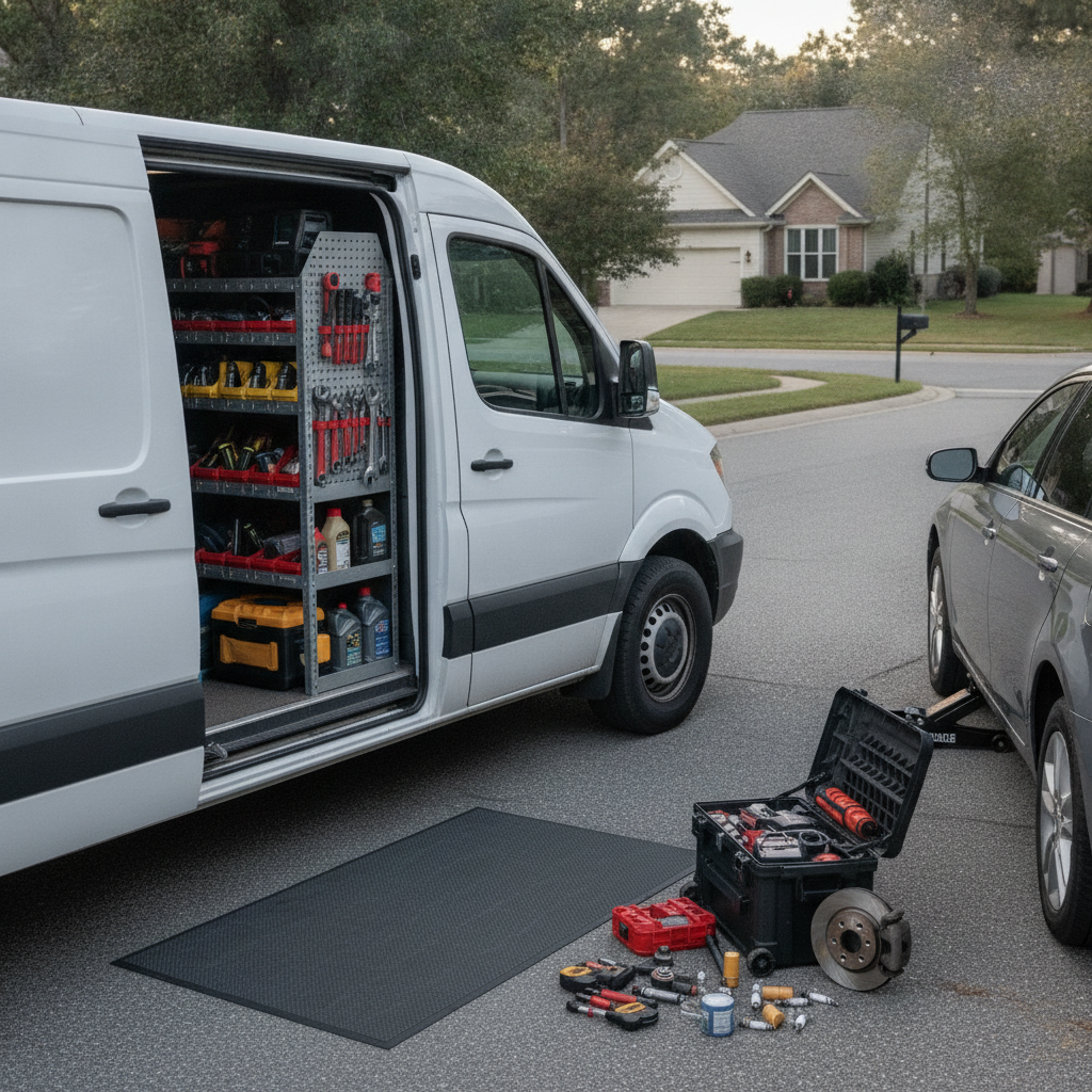 Mobile Auto Repair - NO TEXT AND NO PEOPLE